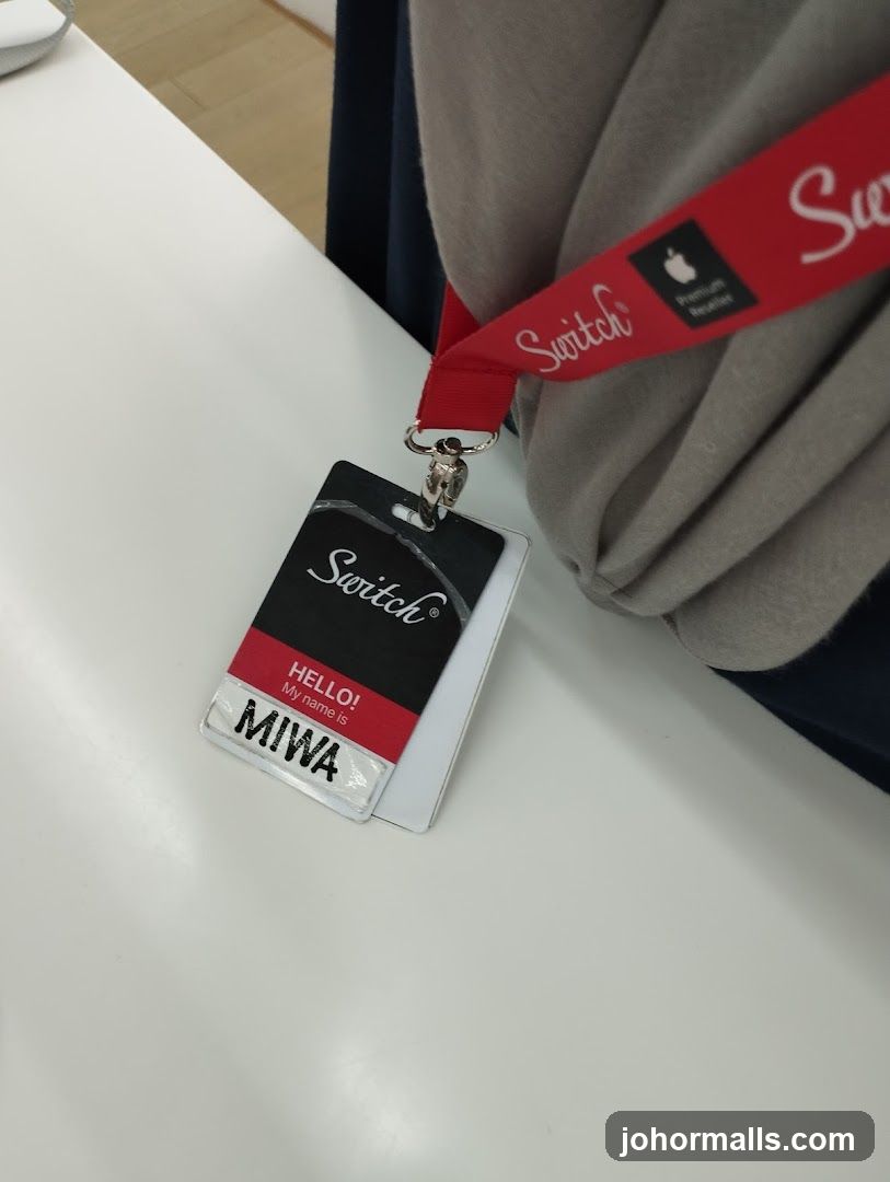 Switch Premium Retailer Lanyard and ID Badge