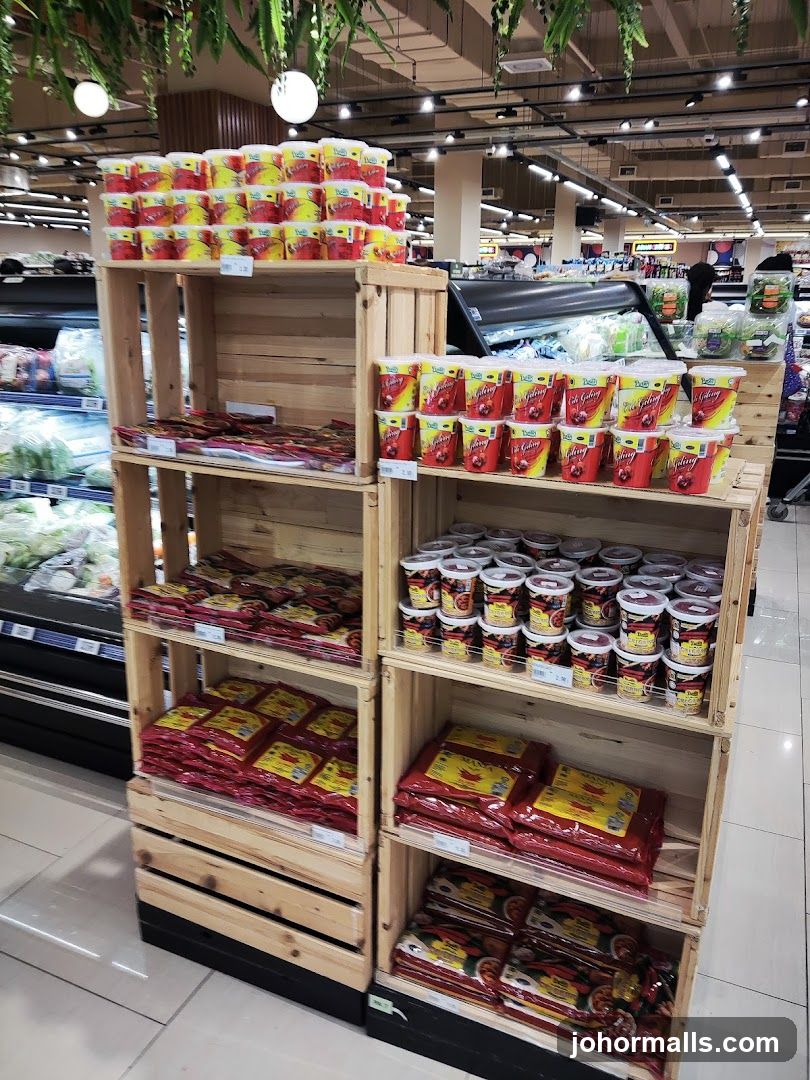 Supermarket Interior Display