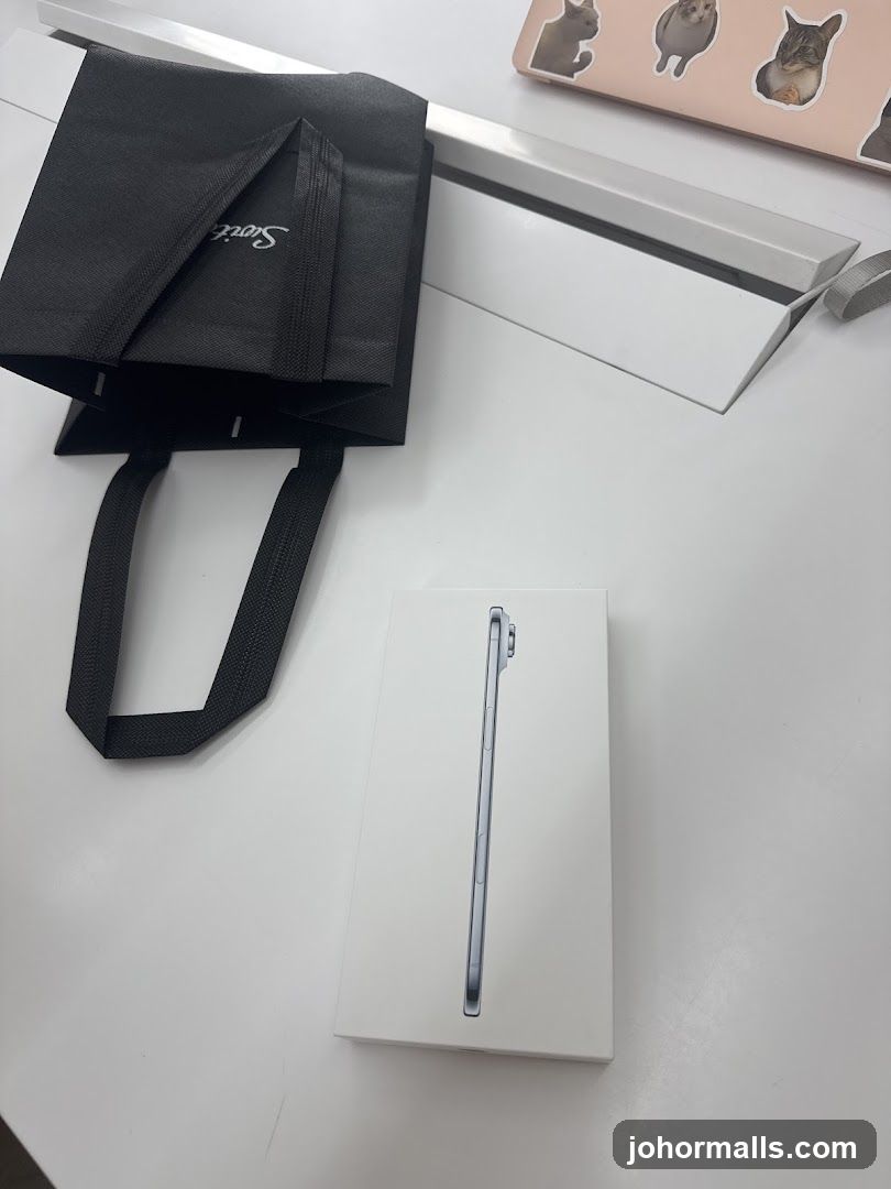 Tabletop with Product Packaging