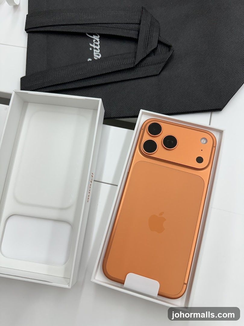 iPhone in Box with Bag