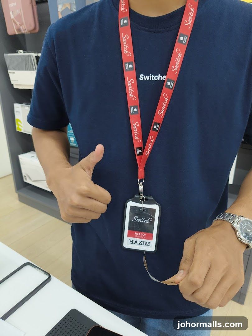 Employee at Switch store