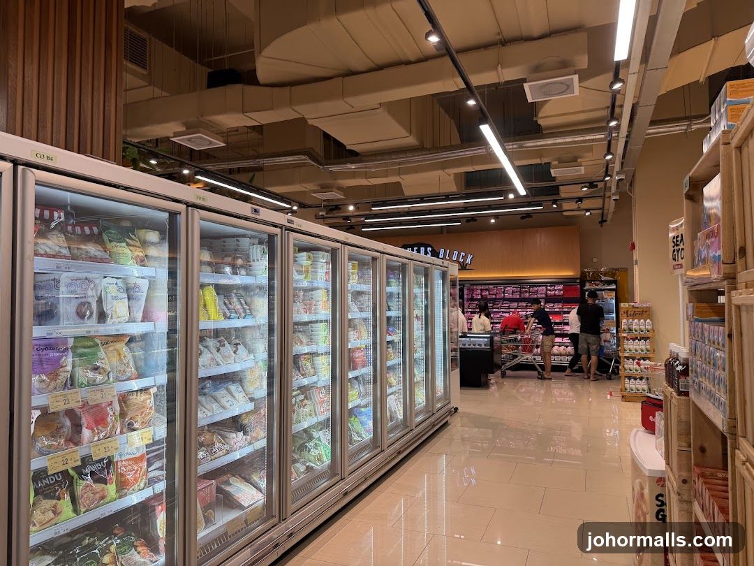 Supermarket Interior - Frozen Food Section