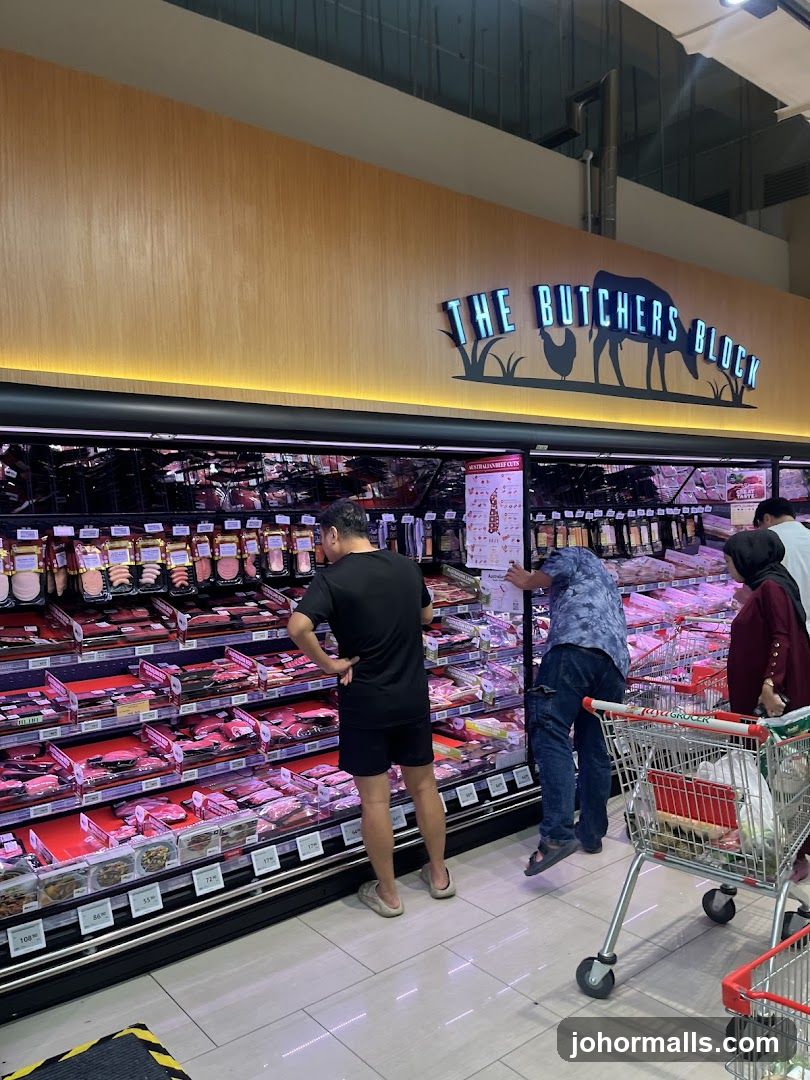 Butcher Section in Supermarket
