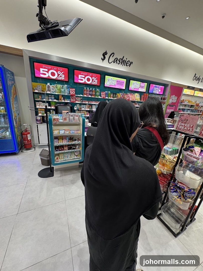 Store Interior Checkout Area