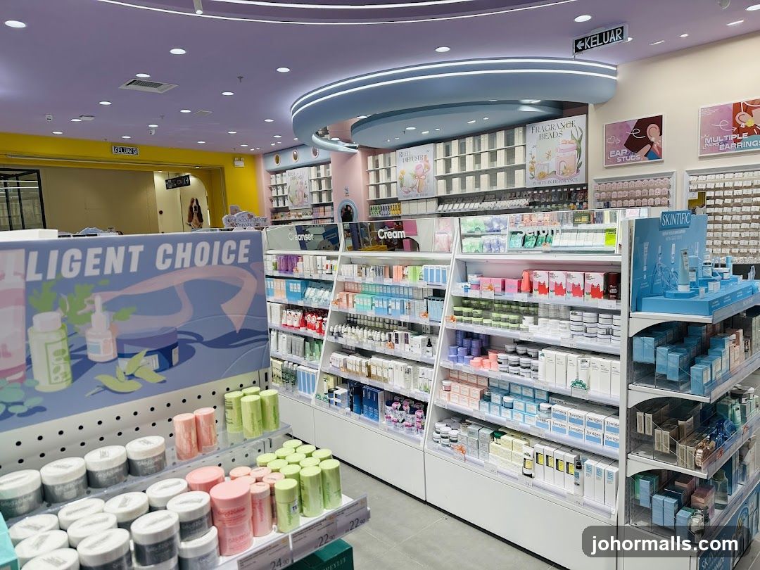 Interior of a retail store