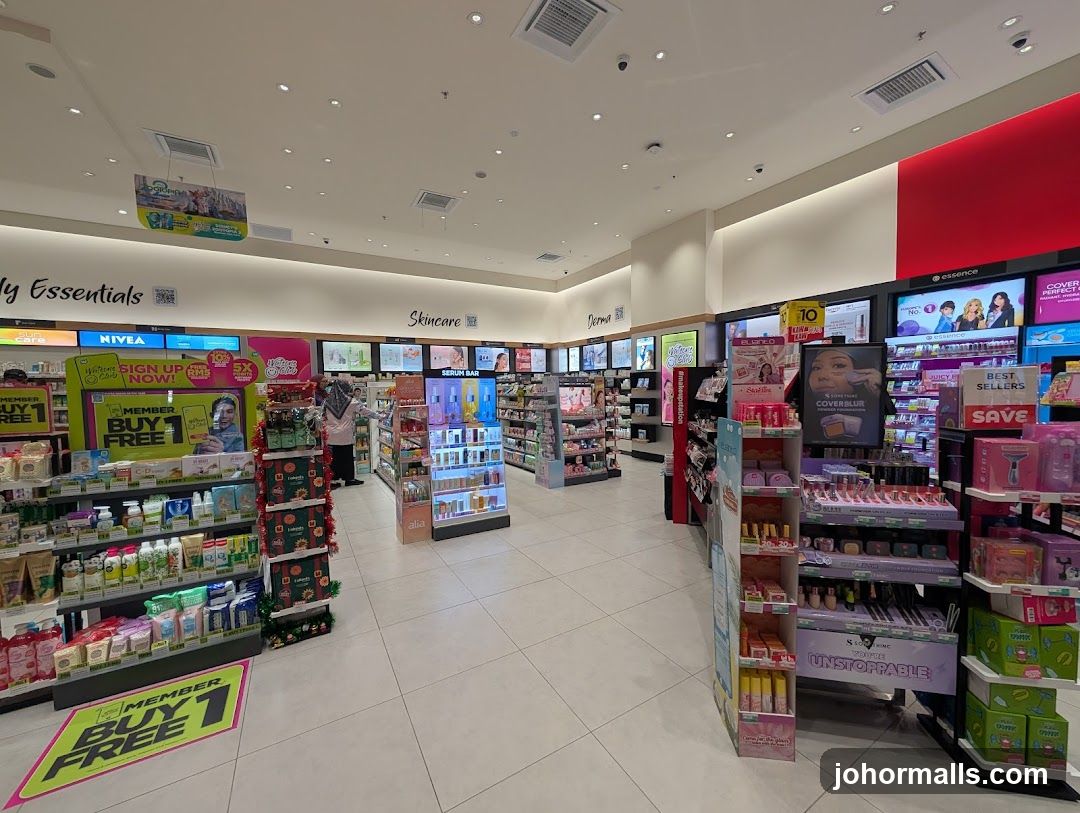 Interior of a retail store