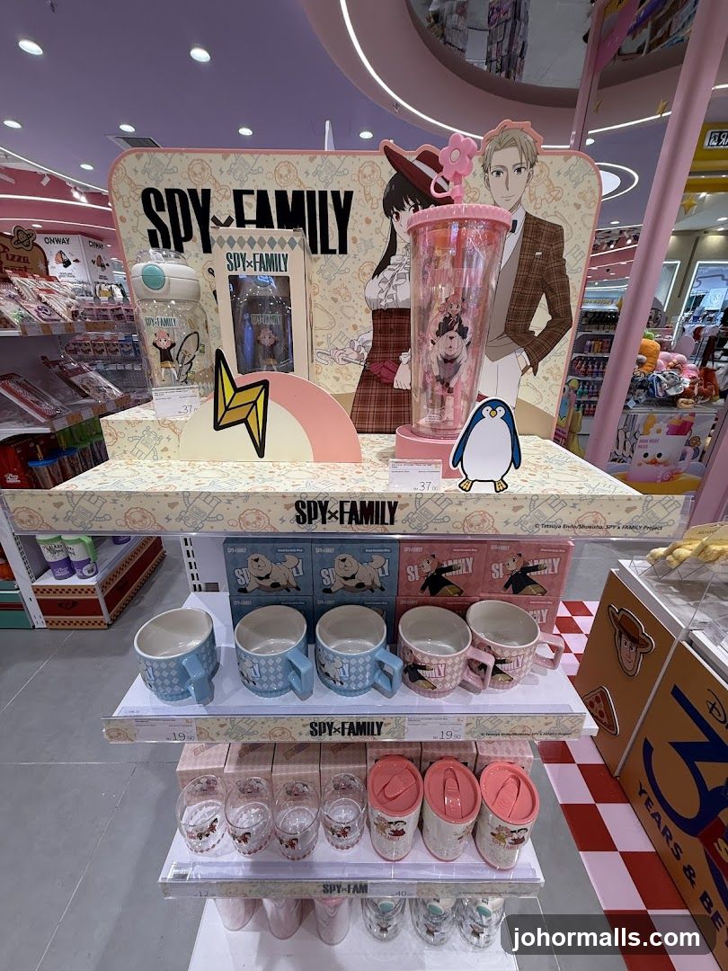 Spy x Family Merchandise Display