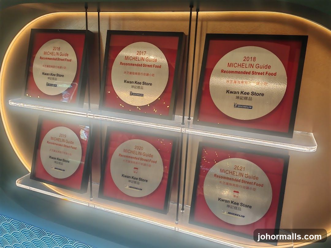 Michelin Guide Street Food Awards Display