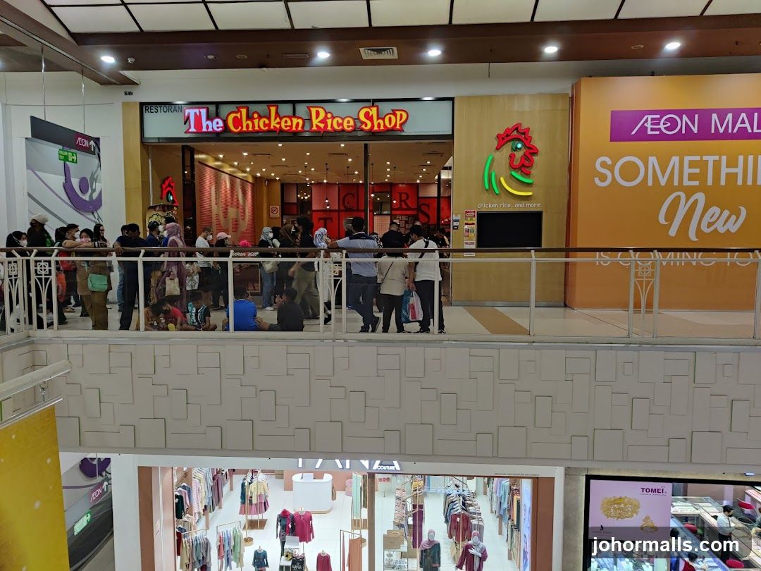 AEON Mall interior with The Chicken Rice Shop