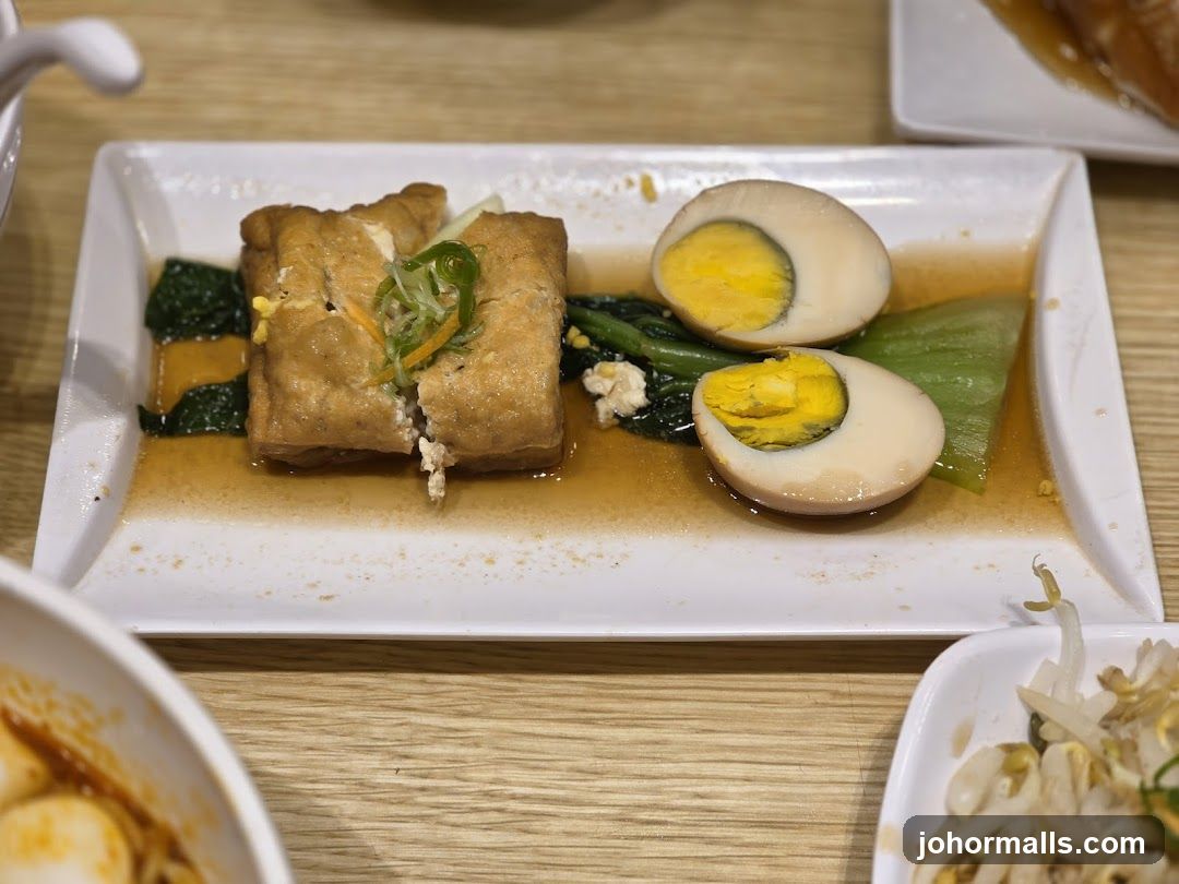 Dining Plate with Food Items
