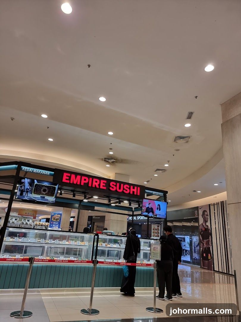 Empire Sushi storefront interior