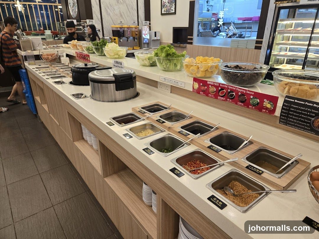 Restaurant buffet counter