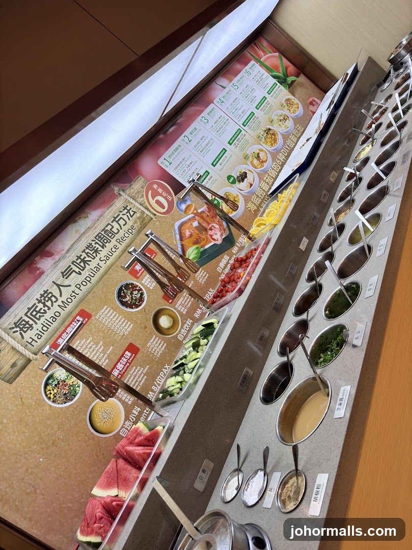 Haidilao Self-Service Sauce Bar