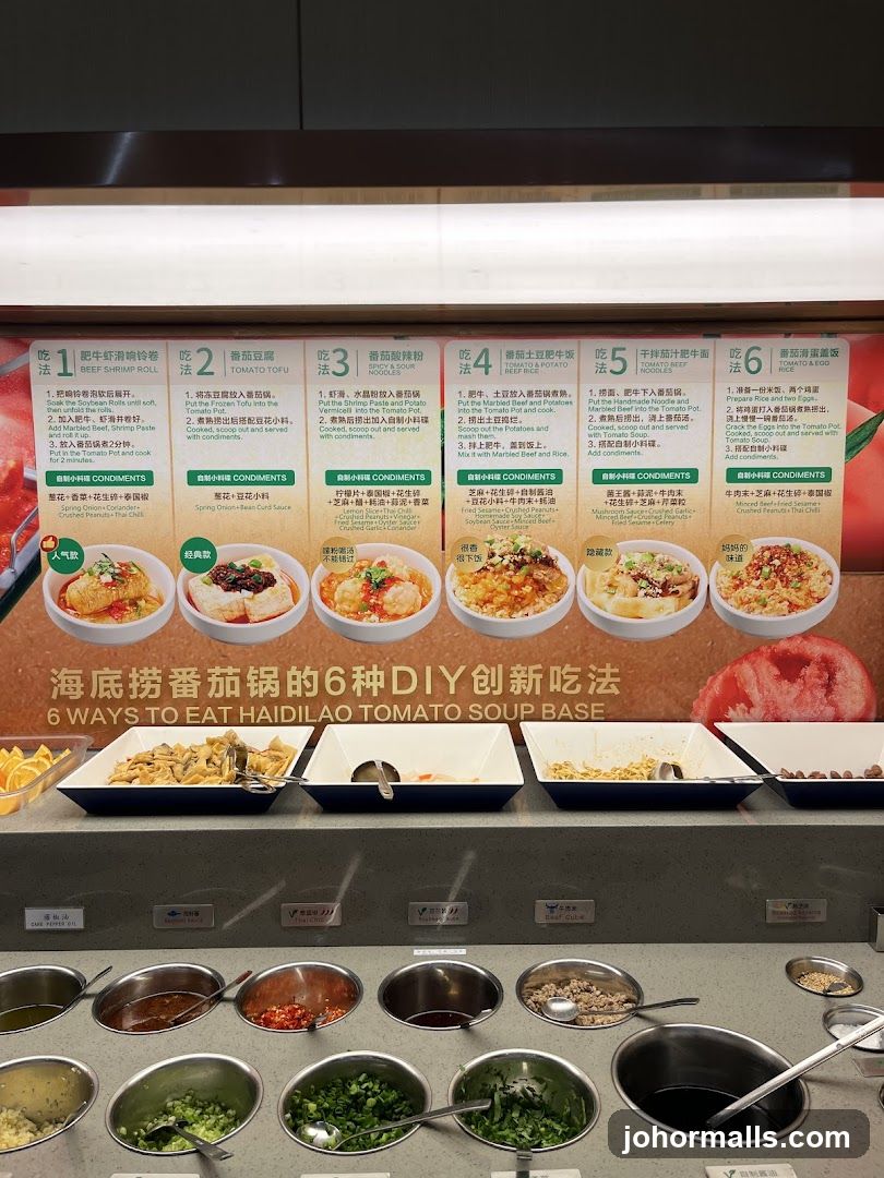 Haidilao Tomato Soup Base DIY Station