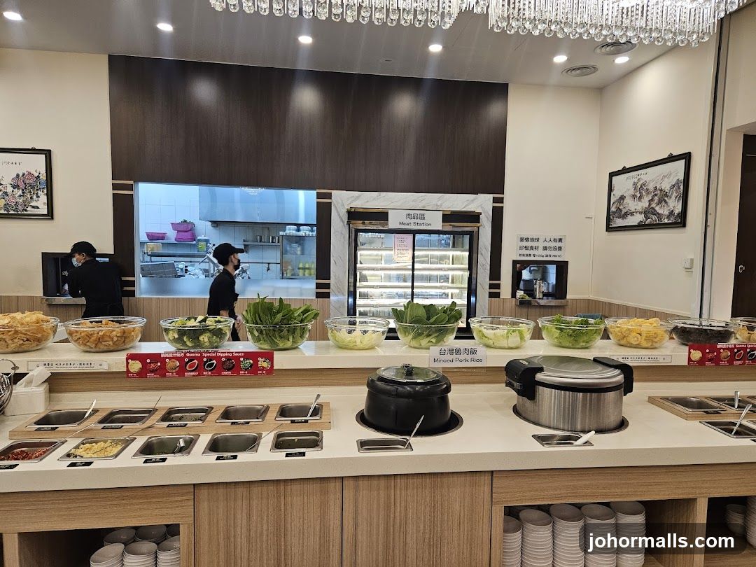 Restaurant buffet area