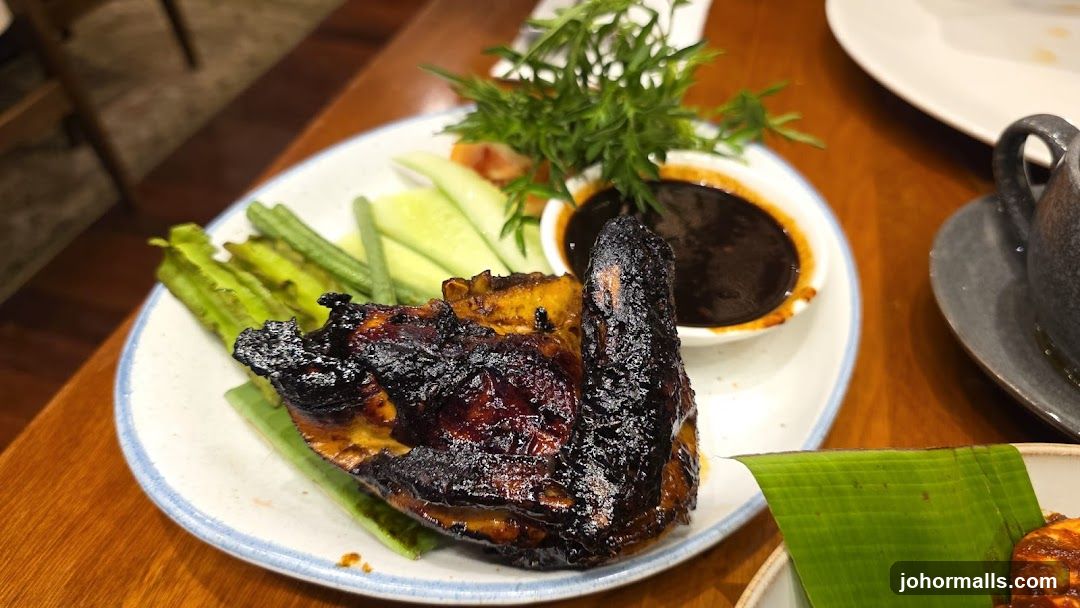 Food Plate on Wooden Table