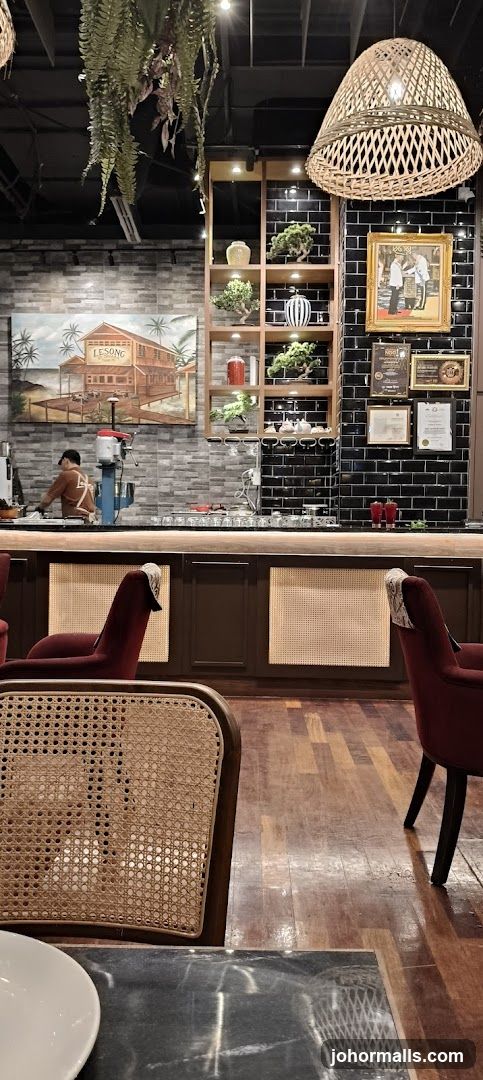 Interior of a café or restaurant