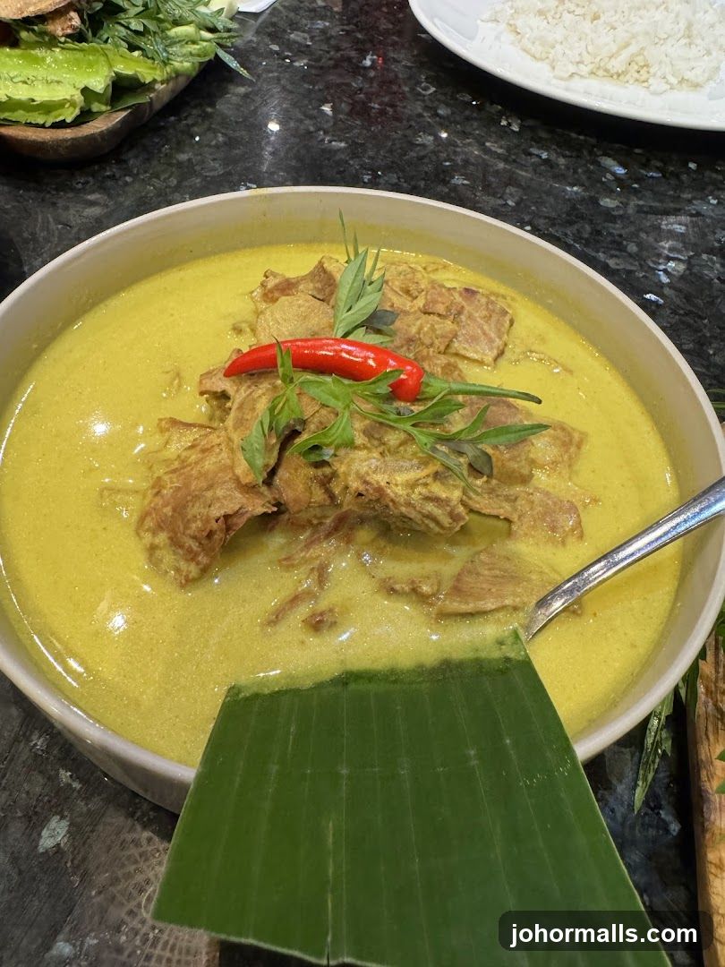 Curry Dish on Table