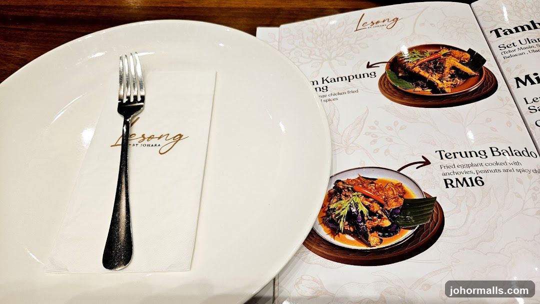 Table Setting with Menu