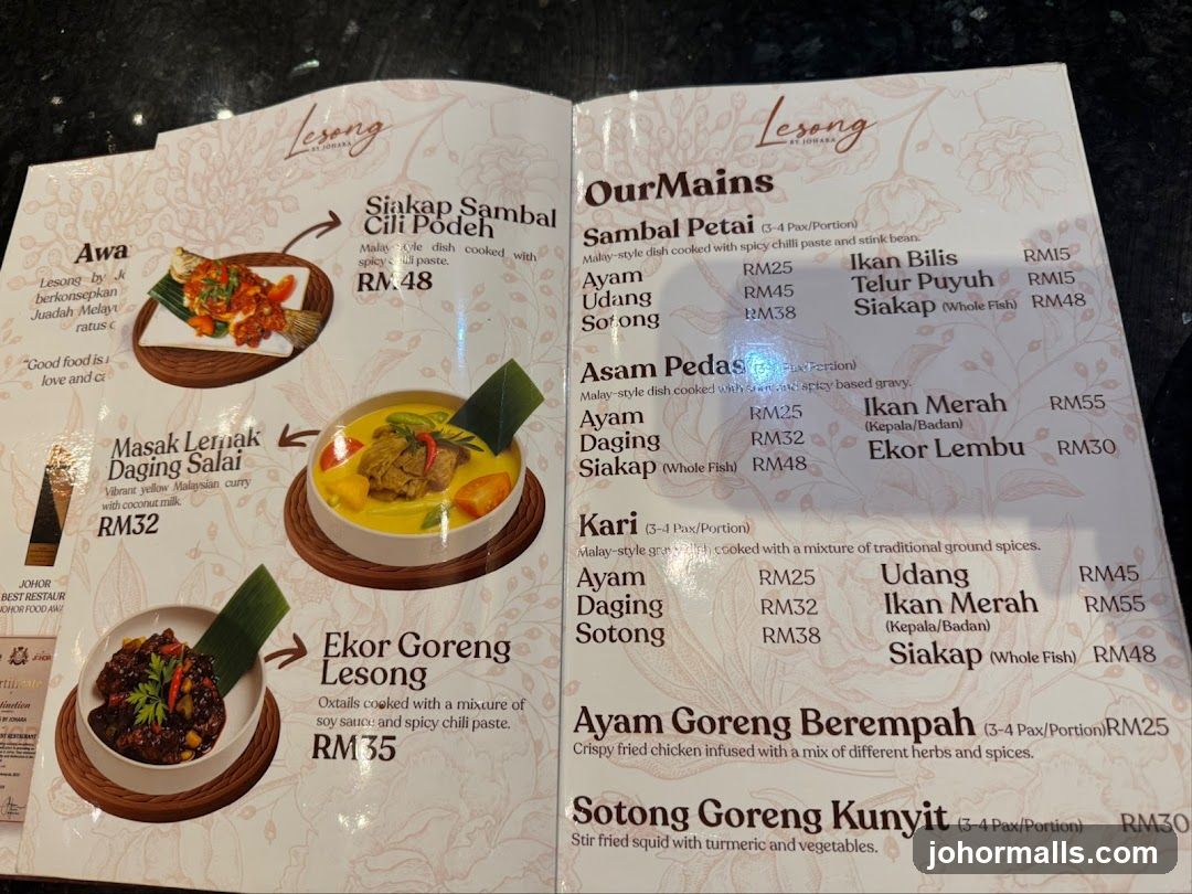 Lesong by Johor Menu