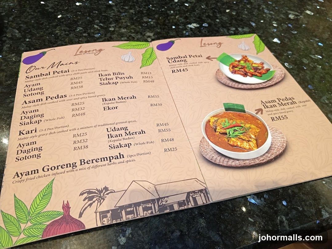Lesong Menu