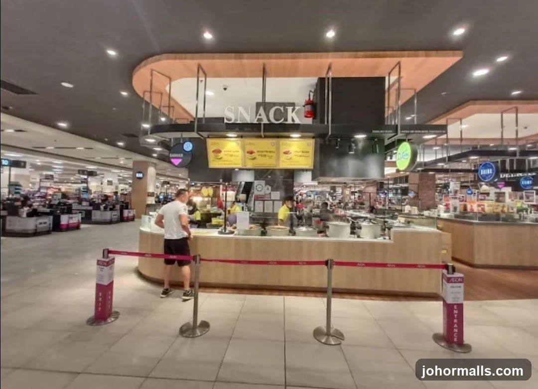 Snack Counter in Shopping Mall
