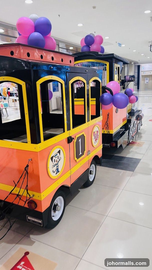 Children's Train Display in Mall