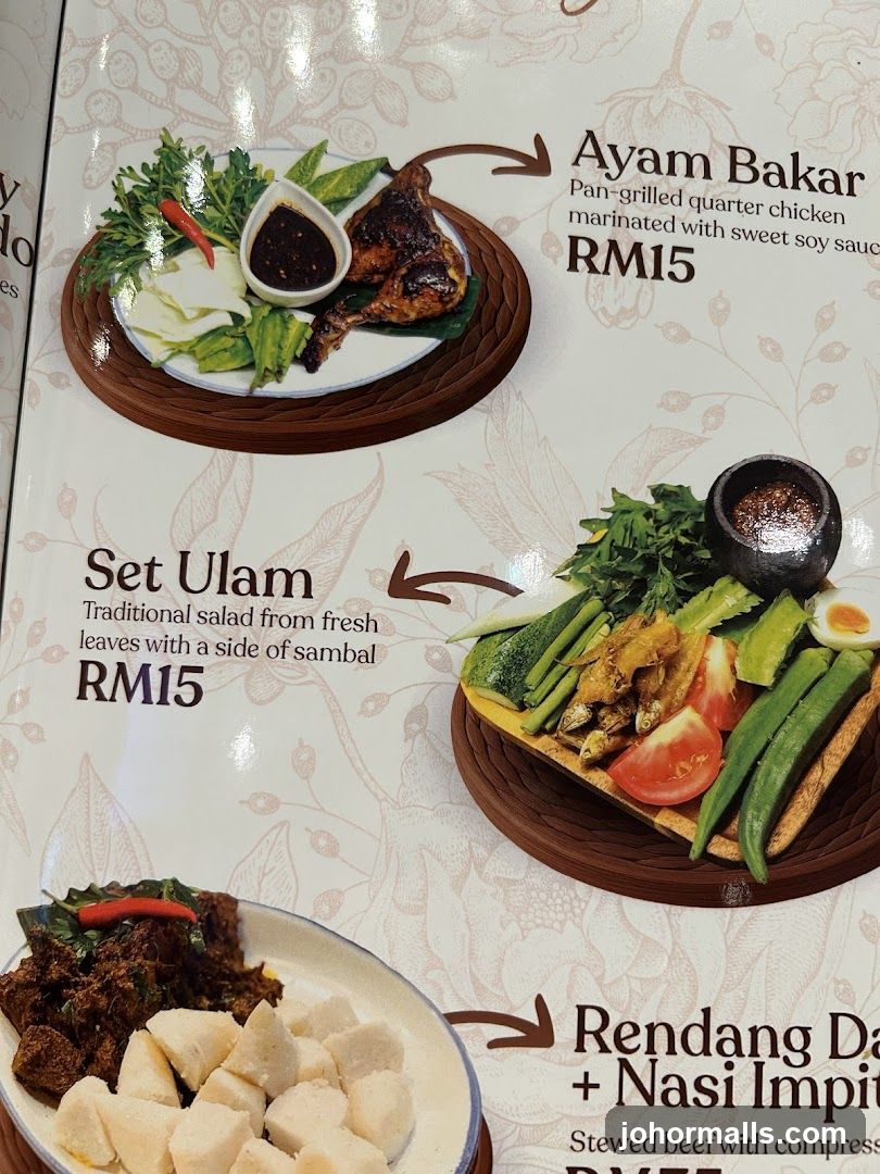 Restaurant Menu Section