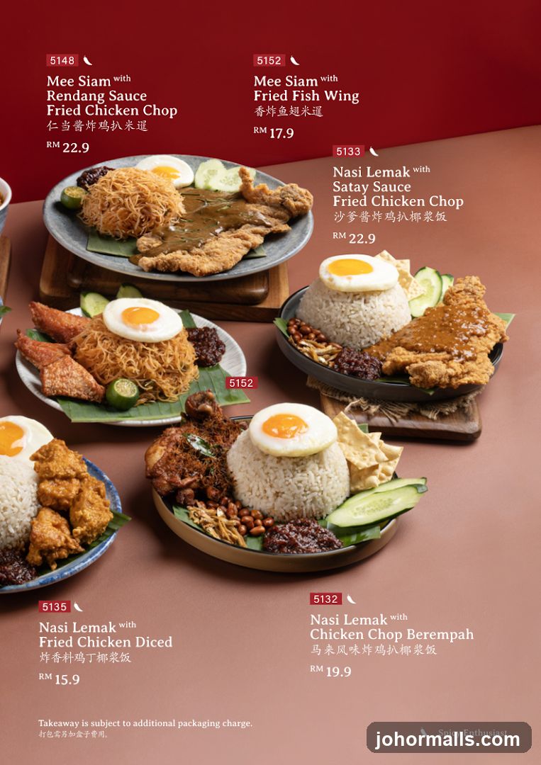 Spicy Enthusiast Menu
