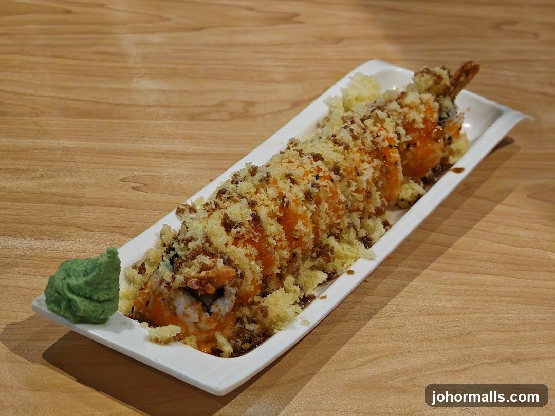 Sushi Roll on Plate