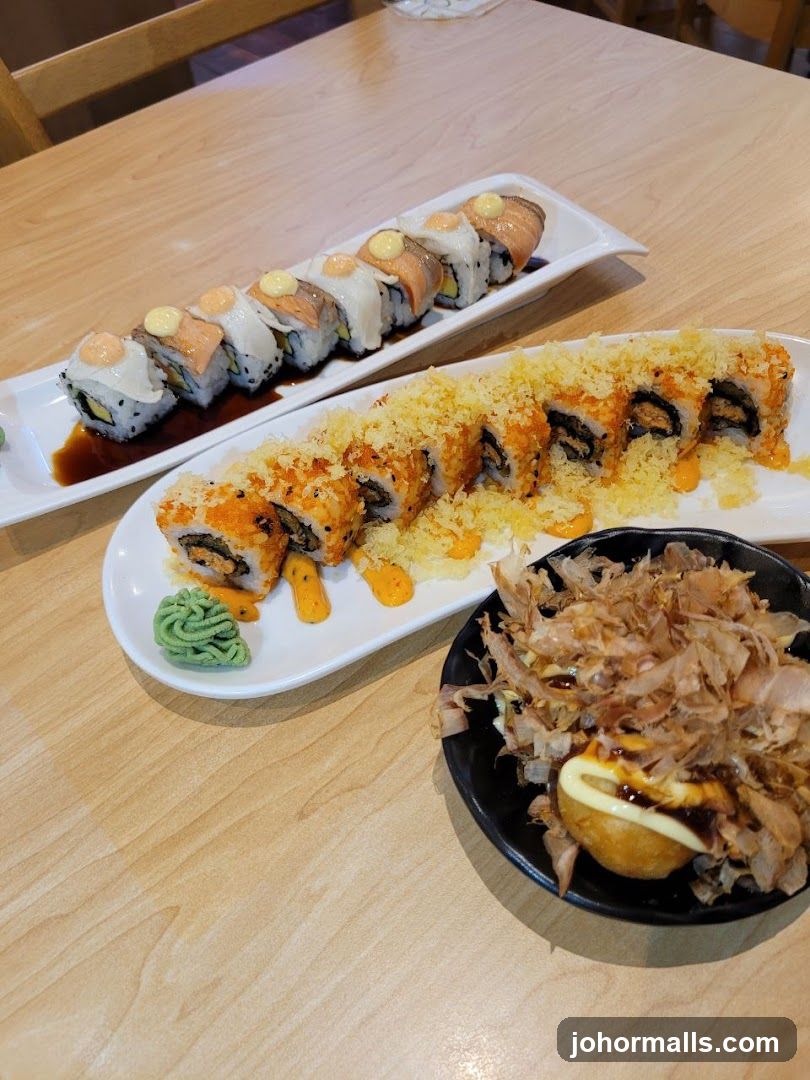 Sushi and Appetizer Plating