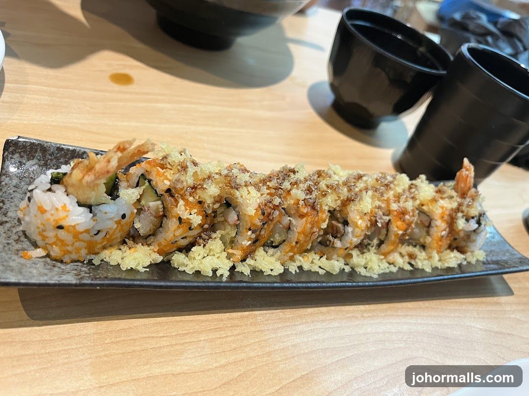 Sushi Roll on Plate