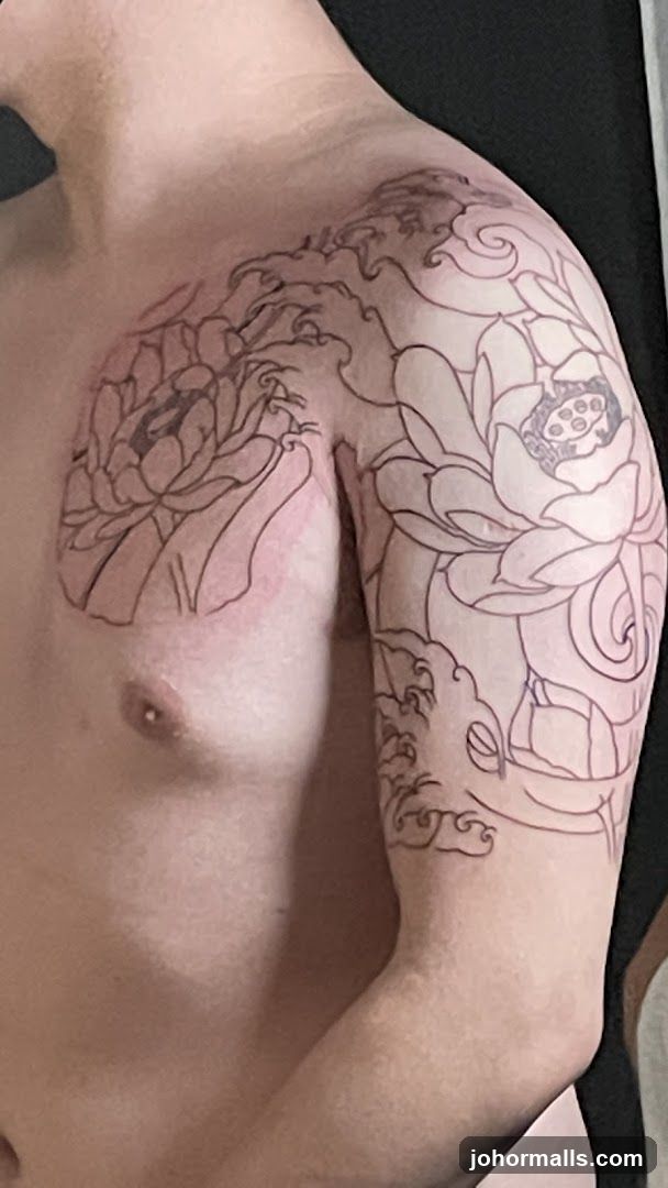 Tattoo Design on Shoulder