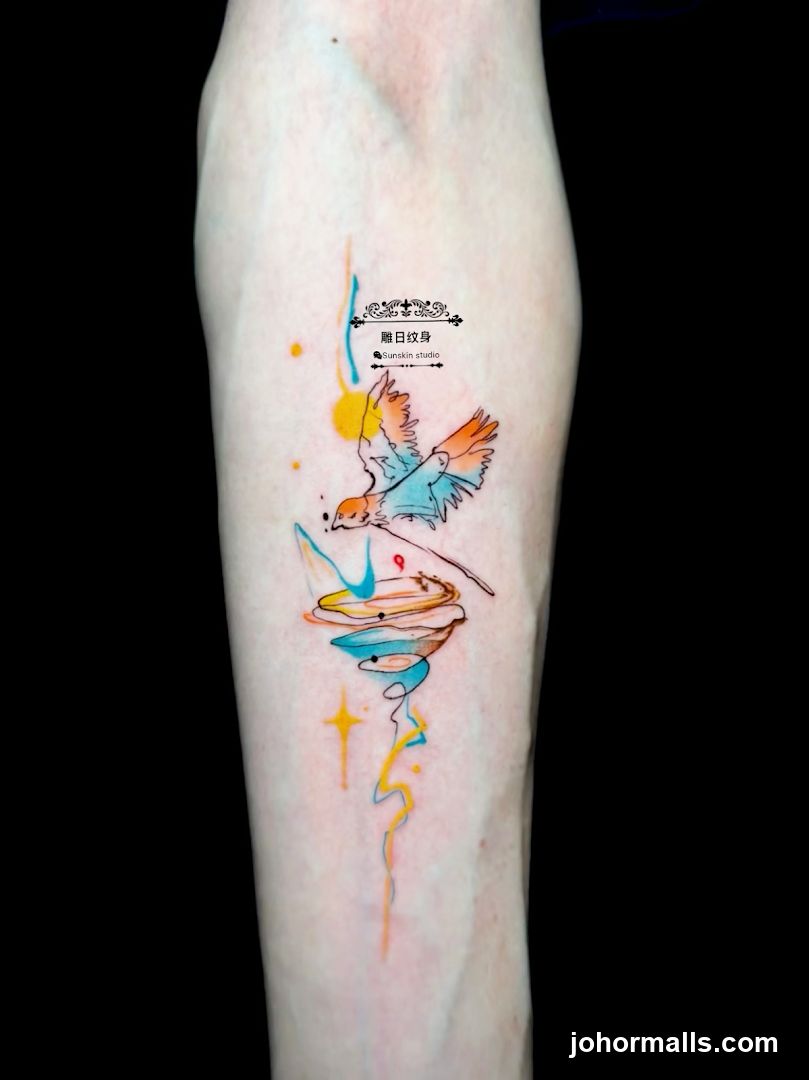 Tattoo Design on Skin