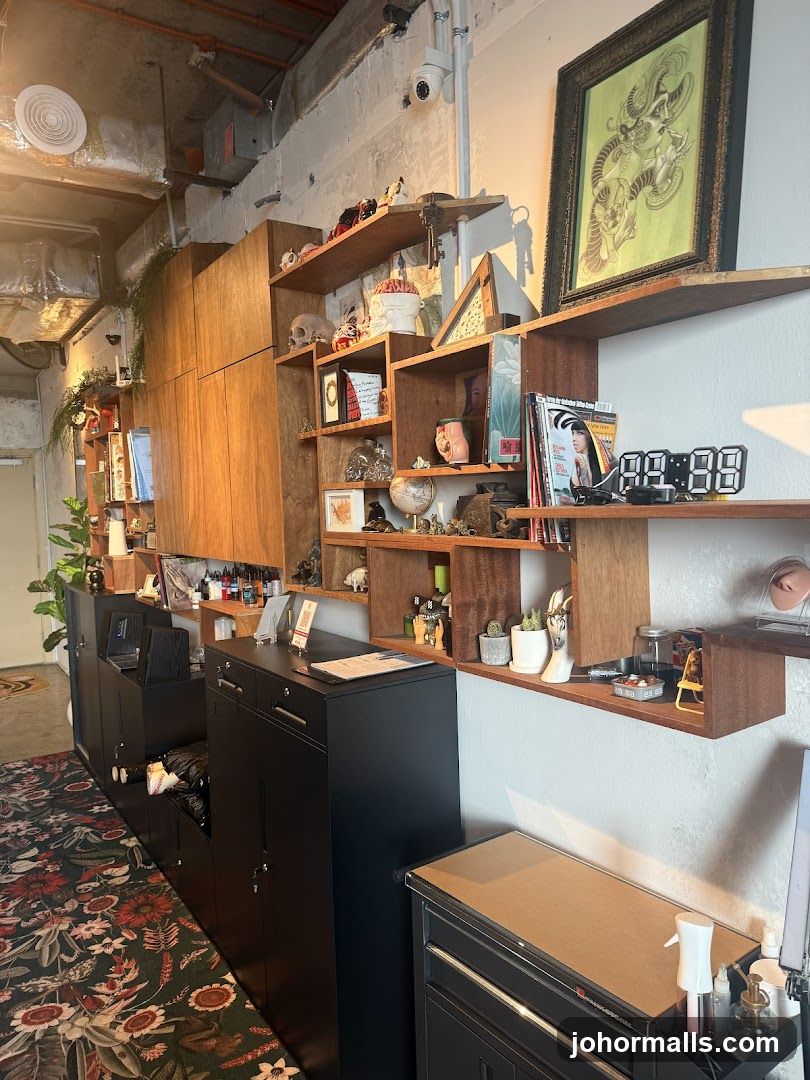 Interior of a boutique shop