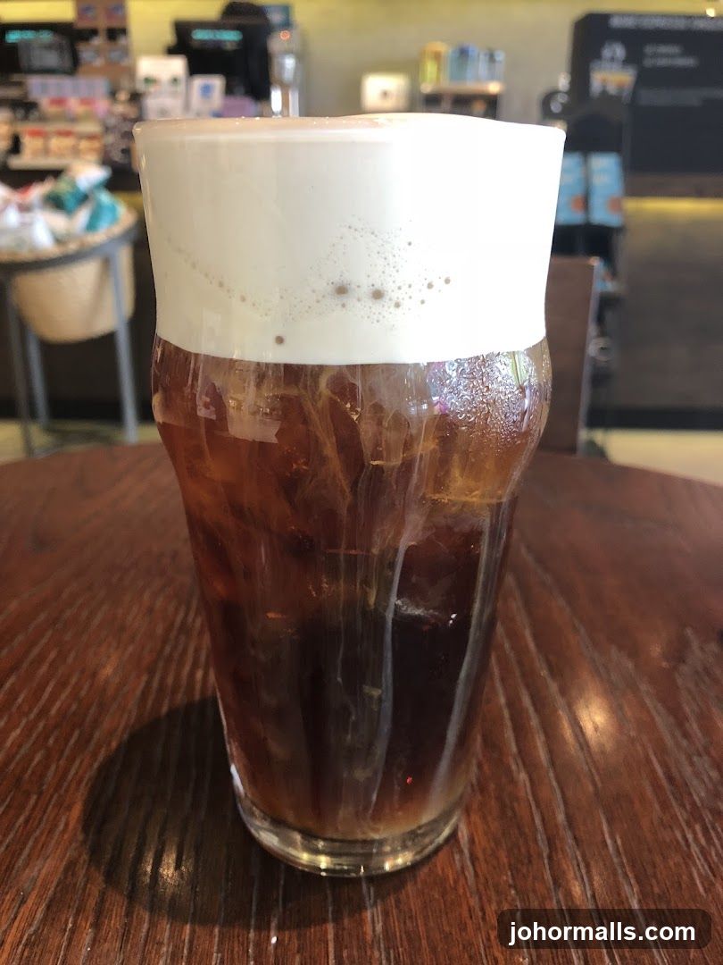 Coffee drink in café