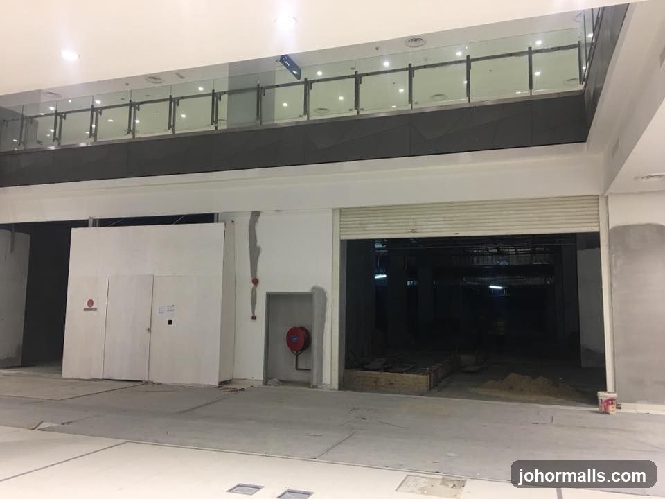 Interior of a commercial building under construction