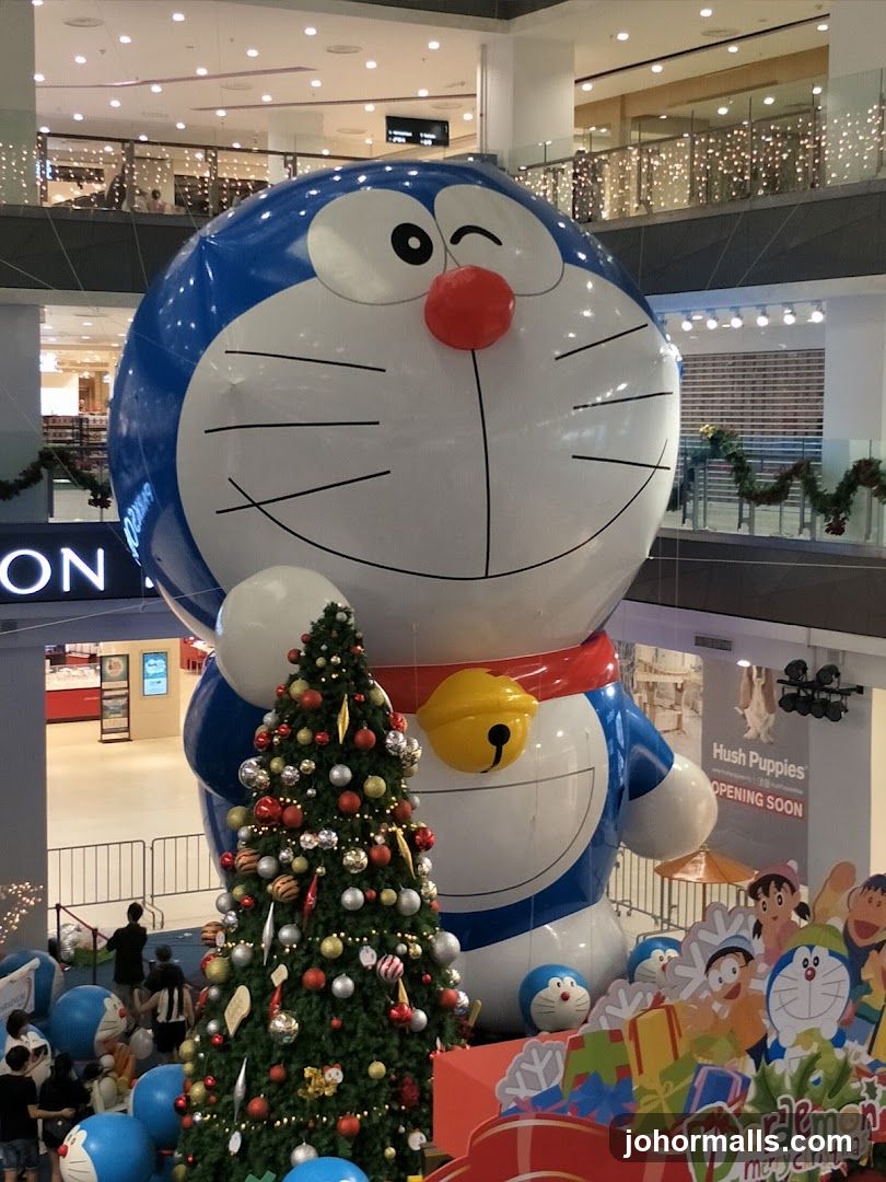 Doraemon Christmas Display in Mall