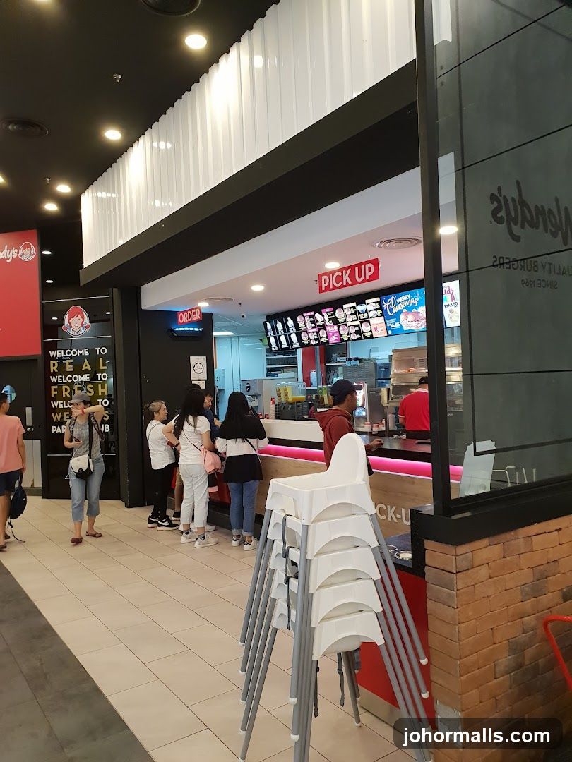 Wendy's restaurant interior