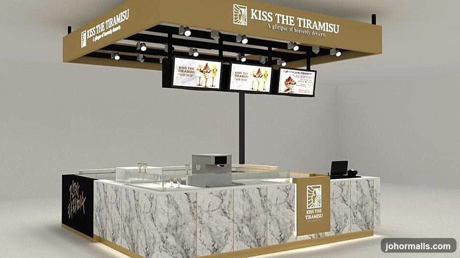 Kiss the Tiramisu Shop Booth
