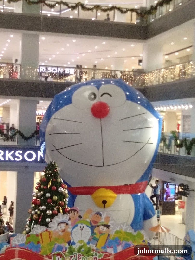 Doraemon Christmas Display in Mall