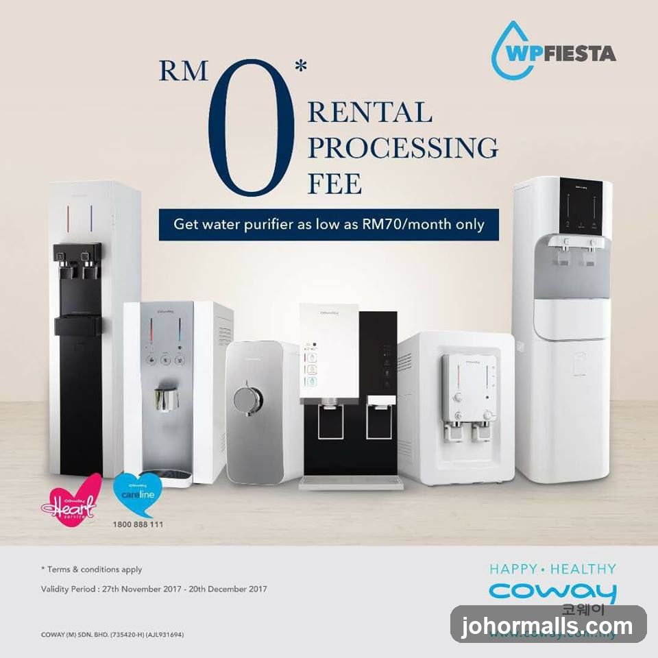 Coway Water Purifier Advertisement