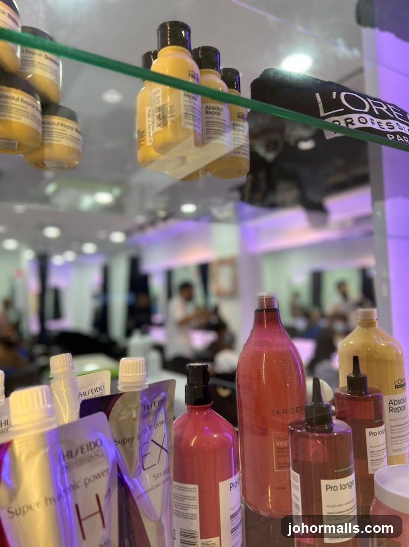 Hair Salon Interior Display