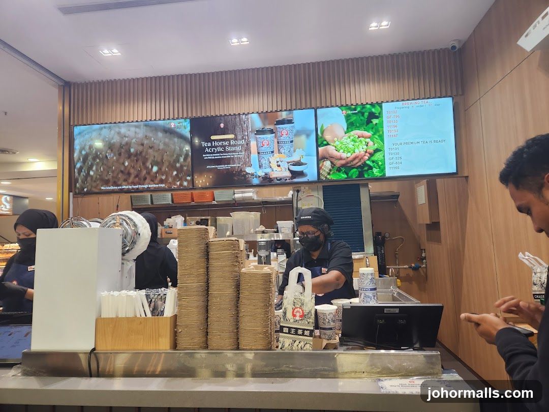 Tea Shop Counter Interior