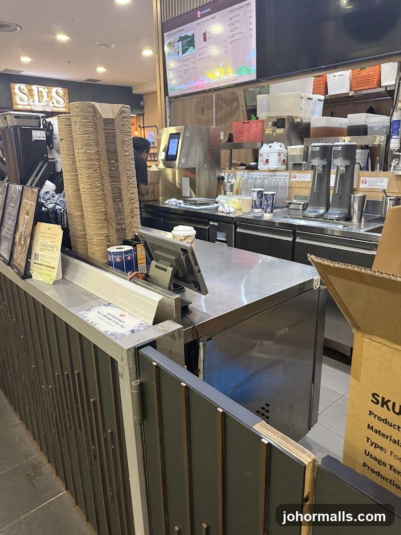 Coffee Shop Counter Interior