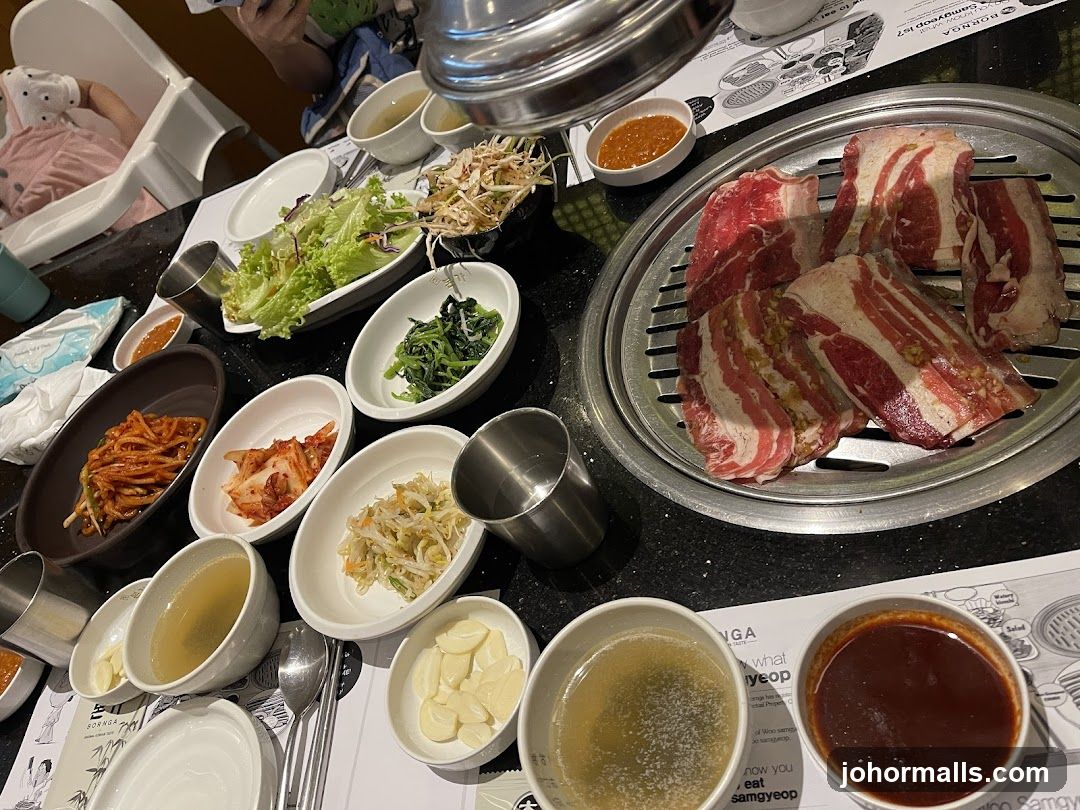 Table Setting at Korean BBQ Restaurant
