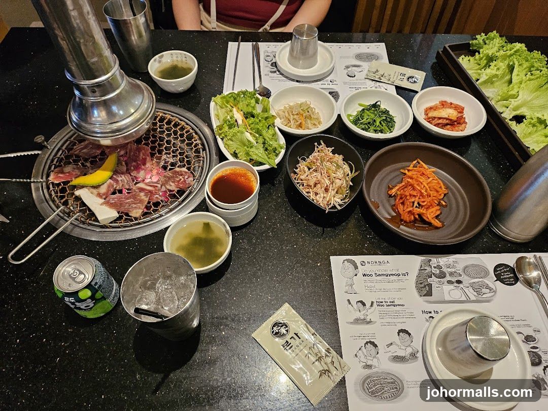 Korean BBQ dining table
