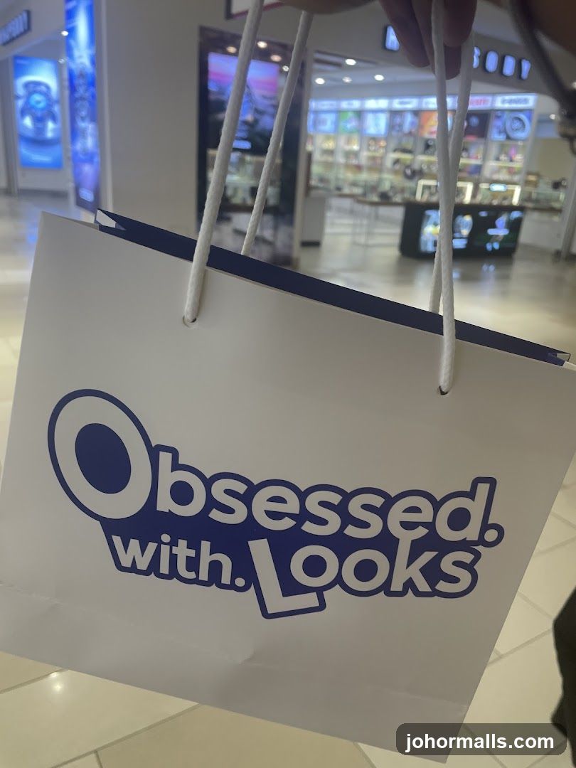 Shopping Bag in Mall Interior