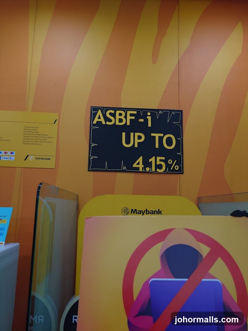 Maybank promotional sign