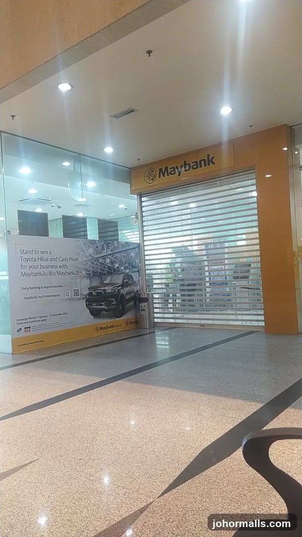 Maybank Branch with Advertisement